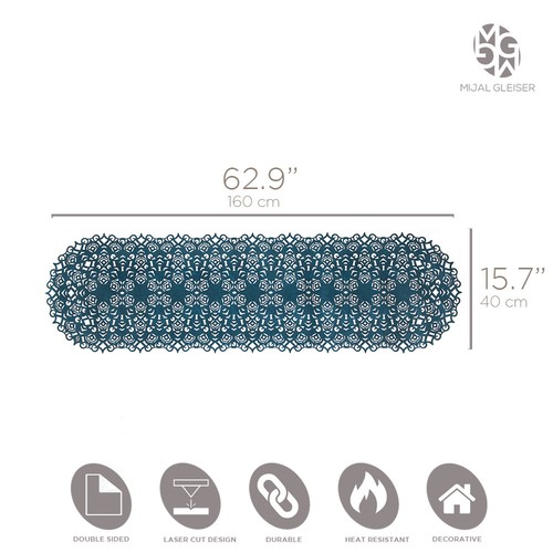 Corredor de mesa de doble cara Mijal Gleiser corte láser resistente al calor - Imagen 38 de 60