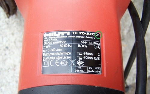 Stellstange + Hebel HILTI TE70 TE70 ATC (02) alte Modelle #391658 #366588 - Bild 4 von 13