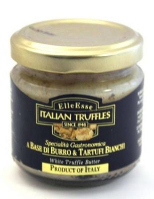 Trüffelbutter Trüffel Butter weiße Alba Trüffel Premiumqualität 80g Glas Italien