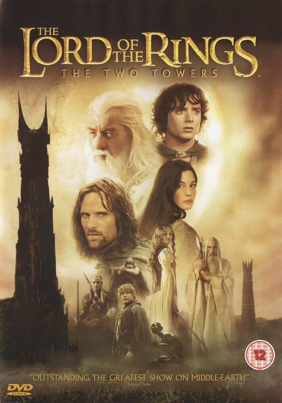 The Lord of the Rings: The Two Towers (DVD) Christopher Lee Miranda Otto