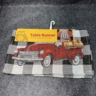 NEW Table Runner Buffalo Plaid Check 13"Wx70"L Autumn Fall Harvest Thanksgiving