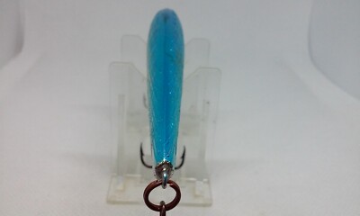 Leurre Rebel Minnow Vintage – Bleu/argent 5.5 Pouces – Flottant – Très Bon état