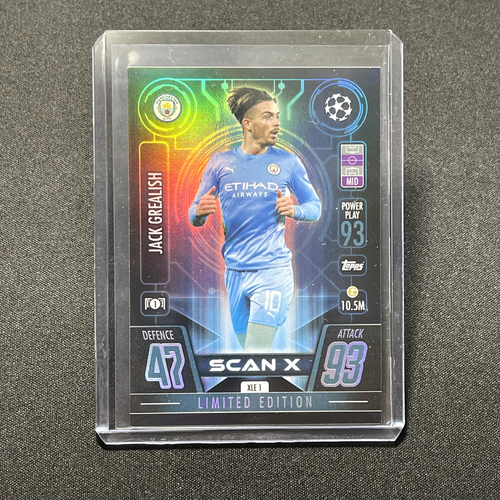 2021-22 Topps Match Attax UCL Extra Jack Grealish Scan X Limited Edition #XLE1
