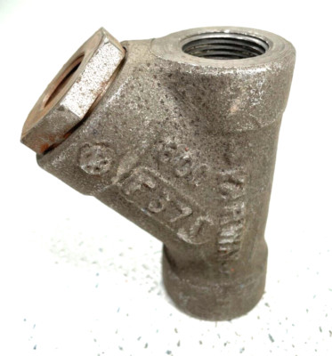 YARWAY 921 Y-Strainer 3/4'' NPT Thread End Class 600 WCB Body / 1/32'' Perf Screen