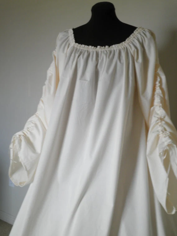  Irish Leine Scottish Renaissance Dress Chemise small med large xl 100% cotton - Image 4 of 4