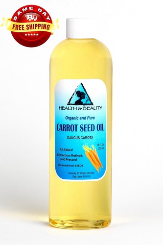 CARROT SEED OIL ORGANIC CARRIER COLD PRESSED PREMIUM FRESH 100% PURE 36 OZ - Picture 5 of 12