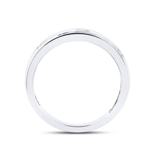 14kt White Gold 0.21 CTW Lab Diamond Ladies Band - Picture 5 of 5
