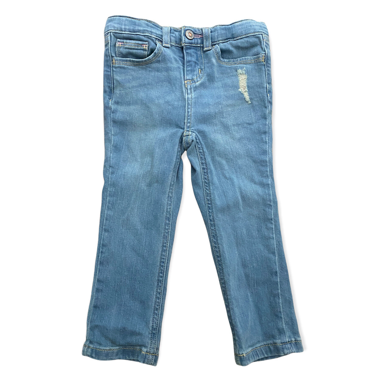 2t Blue Denim Stretch Waist