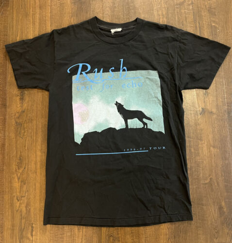Vintage 90s Rush Test For Echo 1996-97 Tour Shirt Mens Single Stitch 19x27 - Photo 1 sur 5