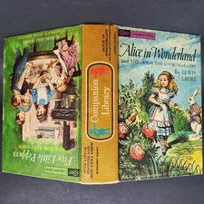 Alice in Wonderland and Five Little Peppers Companion Library 1963 Hardcover