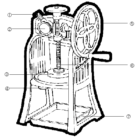 Chubu Corporation Hatsuyuki Ice Shaving Machine Manual Block Ice