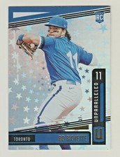 2020 Panini Chronicles UNPARALLELED ASTRAL #19 BO BICHETTE RC Rookie Blue Jays