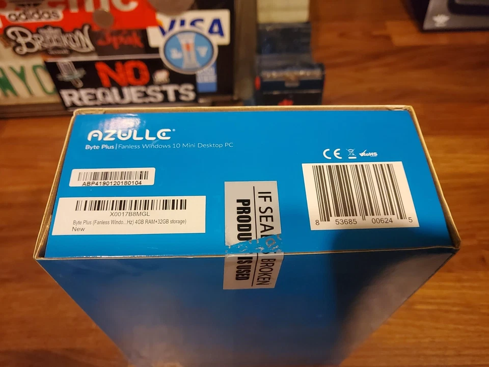 Azulle Mini PC Byte Plus 2GB RAM Intel Atom 1.84GHz 32GB Fanless Windows 10 - Image 4 of 4