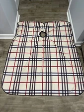 Barber and Hair Stylist Cape Plaid Color-Free Shipping