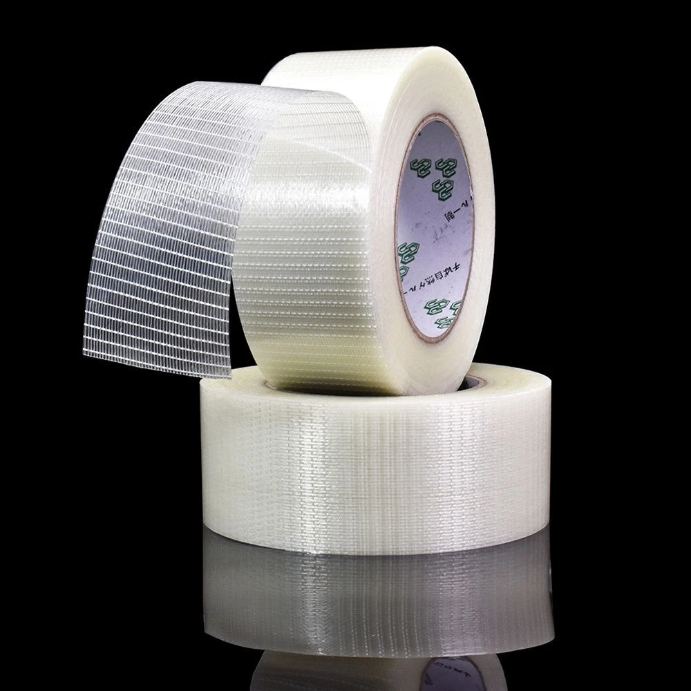 Strong Mesh Tape Glass Fiber Tape Reinforced Tape Adhesive Tape Grid Fiber  Tape