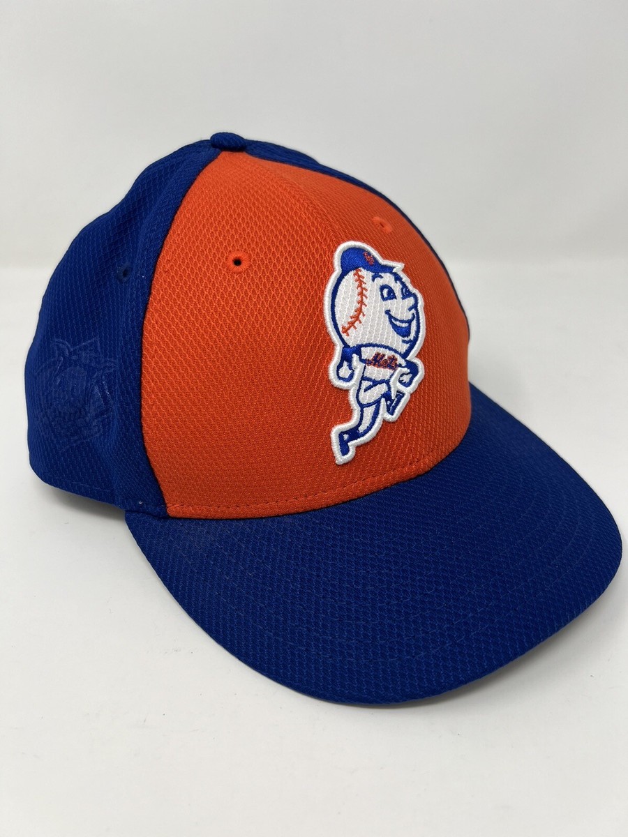 New York Mets Mr Met Logo New Era 59Fifty Fitted Cap Hat