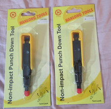 TWO Non-impact no impact non impact Punch Down Tool NEW Hanlong Tools