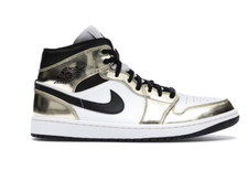 DS Authentic Size 8.5 Men - Jordan 1 Mid SE Metallic Gold 2020 DC1419-700