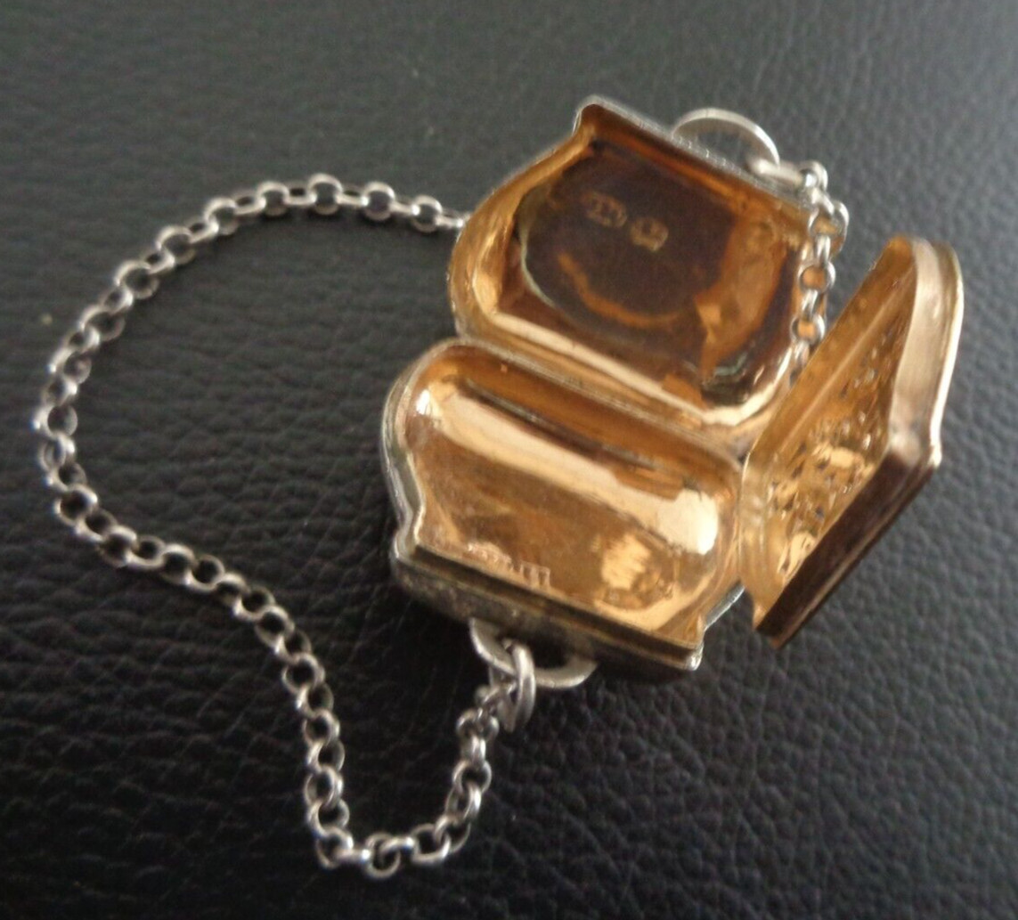 Georgian Sterling Silver Vinaigrette h/m 1818 Birmingham Joseph Willmore HANDBAG