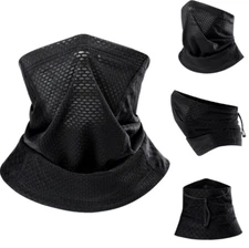 UV Protection Fishing Neck Gaiter Face Mask Windproof Scarf Breathable Bandana