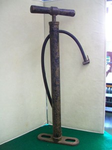 antique bicycle pump