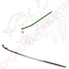 Front Fender Side Molding Lh Chrome for Hyundai Azera Grandeur TG 2012-16 Parts