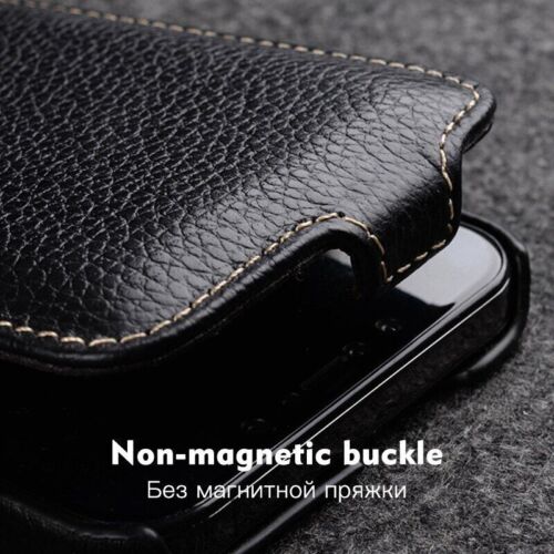 Original Melkco iPhone 15 Pro Max 14 Echtleder Up-Down Vertical Flip Case - Bild 6 von 20