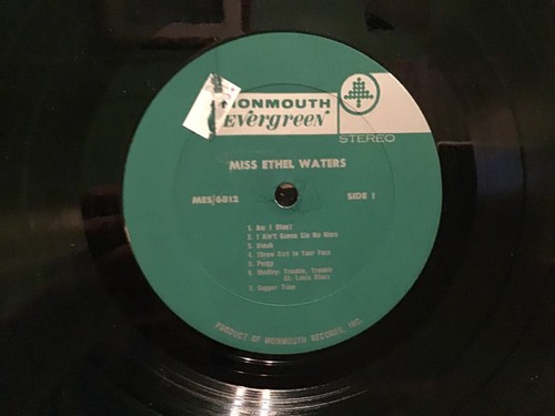 ETHEL WATERS HIGHLIGHTS FROM HER ILLUSTRIOUS CAREER LP. 6812. - Picture 8 of 9