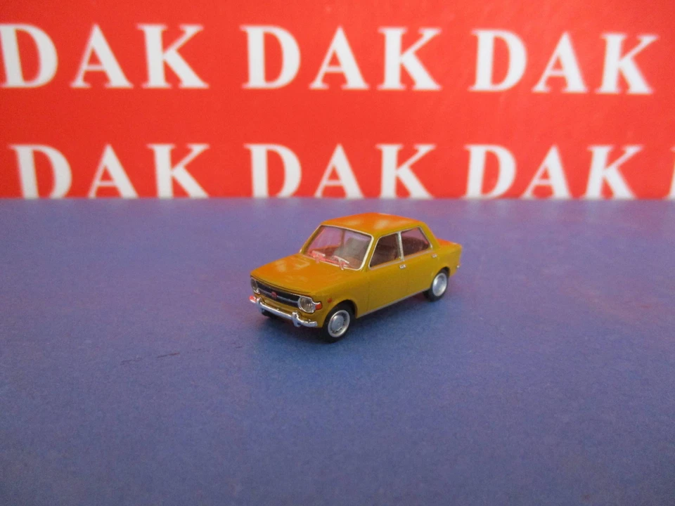 1/87 Modellino Auto Fiat 128 Giallo Miele 1969 by Brekina - Immagine 2 di 4