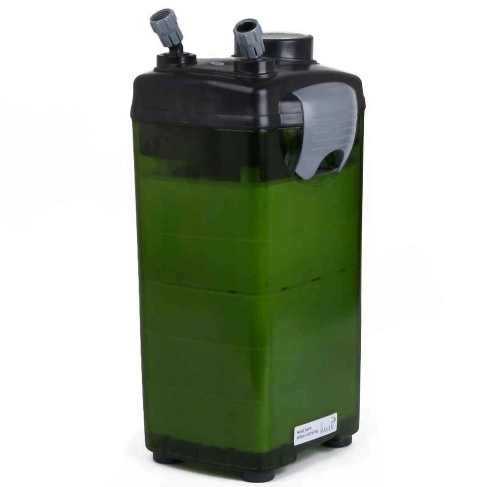 JEBO Aquarium Aussenfilter, Aquarienfilter Biofilter Wasserpumpe + Filtermedien - Bild 4 von 4