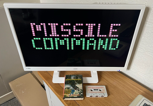 Missile Command Commodore 64 Cassette - Rare & Working -👽👾Retro Gift Idea👾👽 - Afbeelding 2 van 12