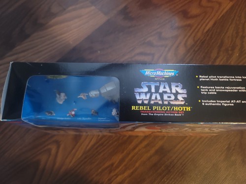 Star Wars Micro Machines Rebel Pilot Hoth Transforming Playset, Galoob Vintage - Picture 2 of 3