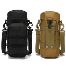 Tactical MOLLE Water Bottle Holder Military Bottle Bag Carrier for Travel Hiking