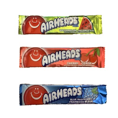 Airheads - Watermelon, Cherry, Blue Raspberry je 16g