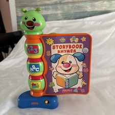 Fisher Price Laugh and Learn Storybook Rhymes Toy With Talking Sounds - 10" Tall