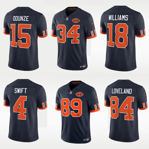Men's Bears Navy 2026 “Rivalries” Vapor Limited Jersey