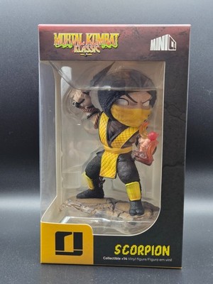 Iron Studios Mortal Kombat Scorpion Mini Vinyl Figurine Comic Book Heroes NEW