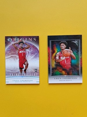 2023-24 Panini Origins Rookie Lot - Amen Thompson (2 Cards)