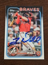 2024 Topps FORREST WALL Braves In-Person Signed Autographed AUTO