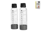iSi 2 Bottles Twist&Sparkle Clear Pet