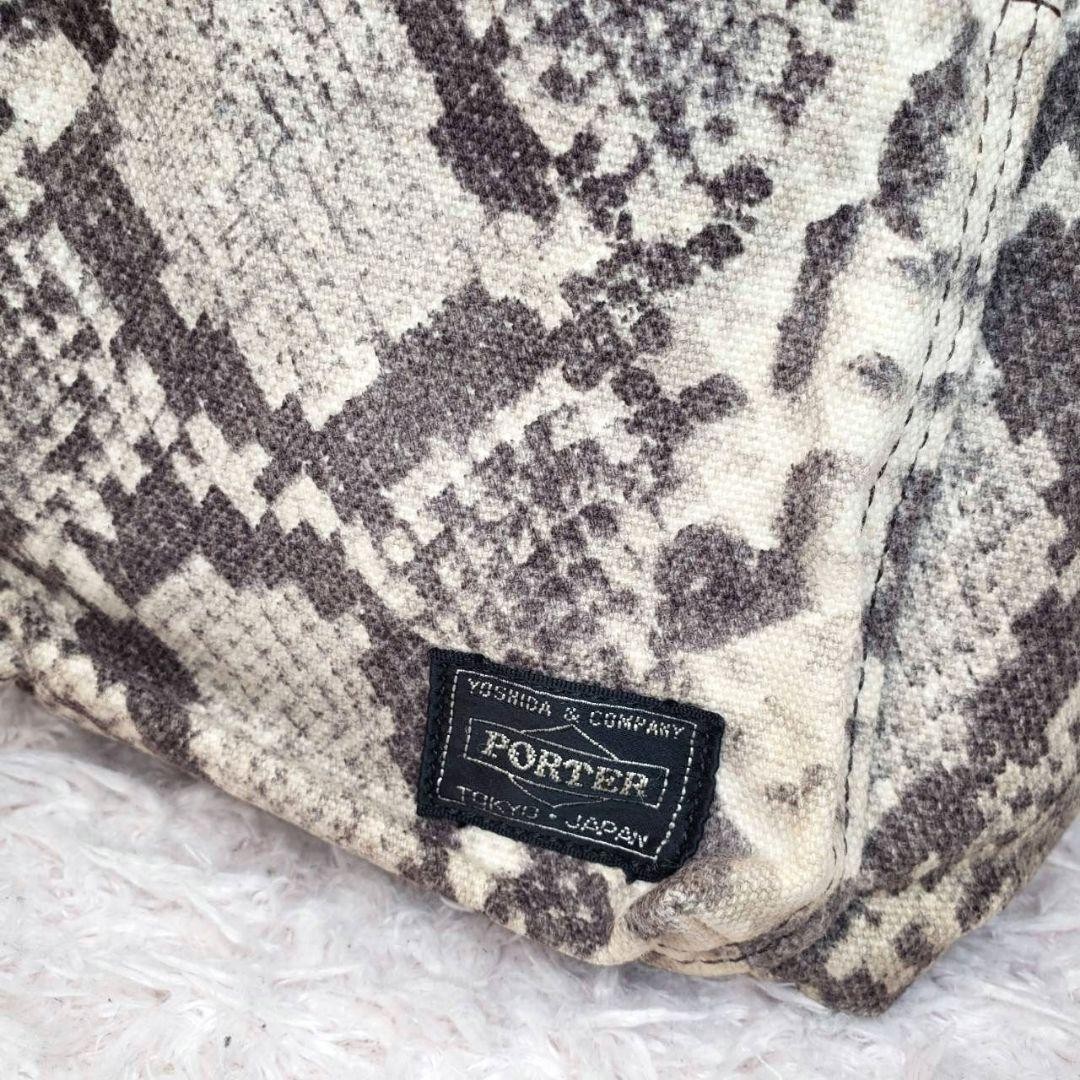 Porter Python Snake Half Moon Shoulder Bag Rare P… - image 2