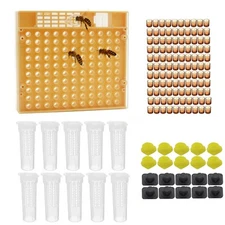 Queen bee Rearing Kit System Nicot bee Cell Cups Bee Laying Breeding Set Apic...