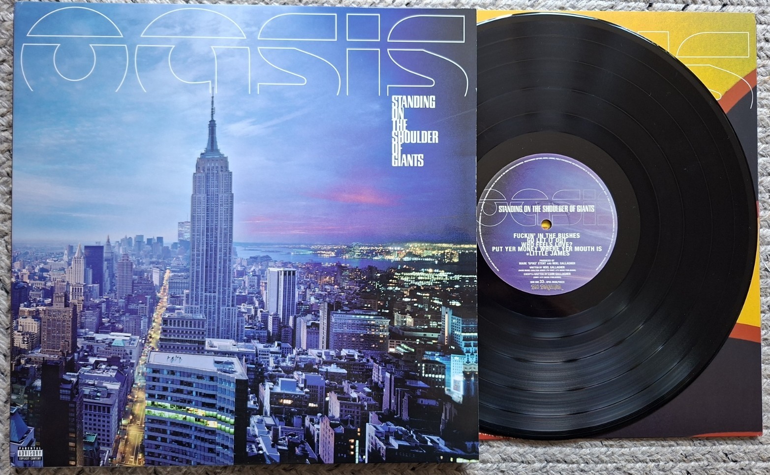 Oasis “Standing On The Shoulder Of Giants"" UK 2009 180 gm Repress Noel Gallagher