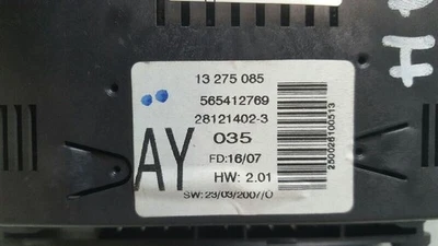 13275085 écran multifunction OPEL ASTRA H 1.4 L48 2004 2186607 - Photo 1/4