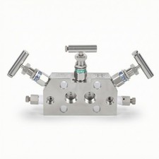 Three-Valve Manifold Heavy Duty 3-Valve Manifold Sturdy for Pipefitters