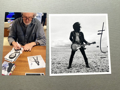 ANTON CORBIJN In-Person Signed Autographed Art Card 15x15 Autograph + Photo