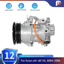 Ac Ac Compressor Wclutch Assembly For Scion Xa Xb 2004-2006 1.5l L4 Co 11034c