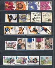 D458879 Great Britain Nice selection of VFU Used stamps