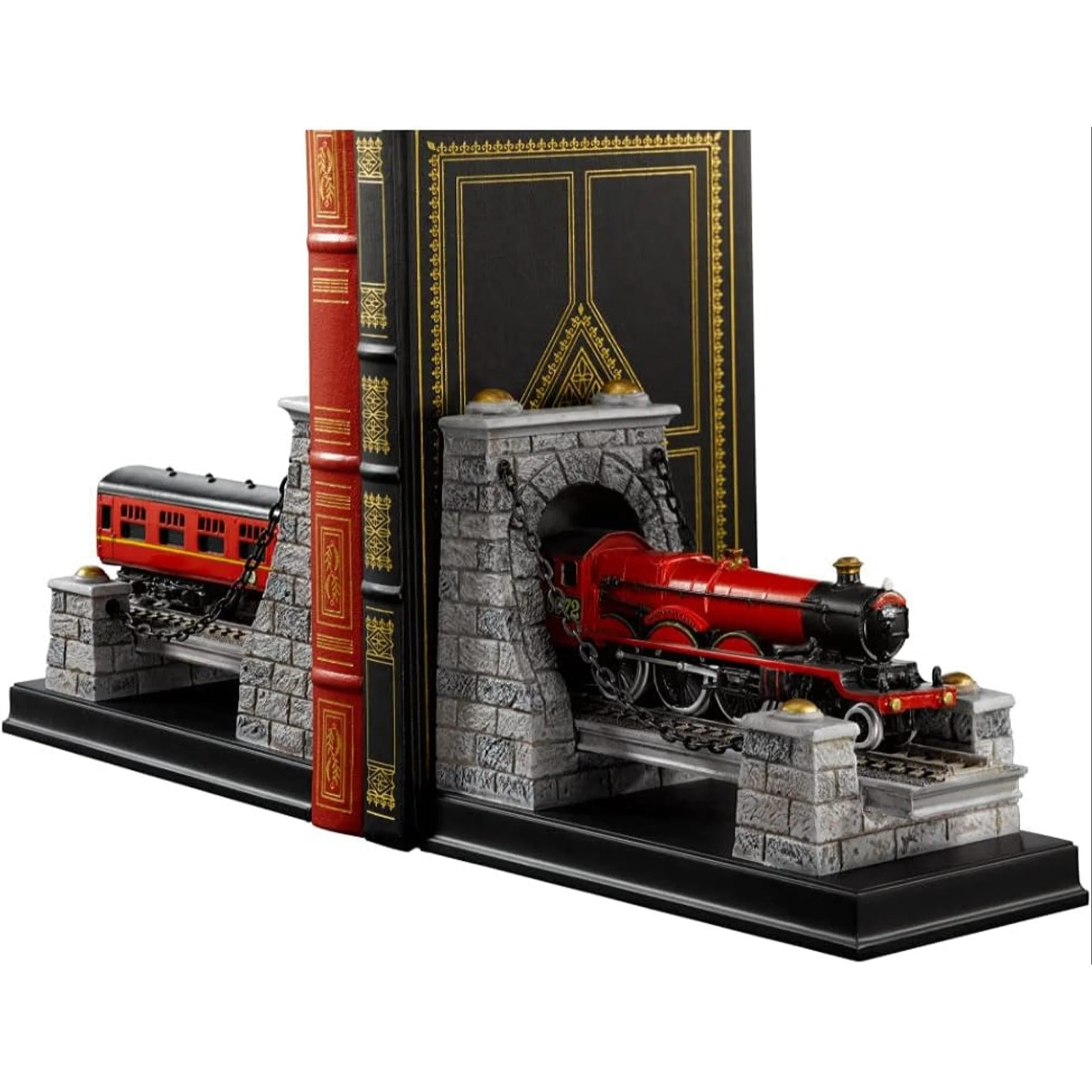 Harry Potter Hogwarts Express Bookends The Noble Collection NN7362 DAMAGED BOX