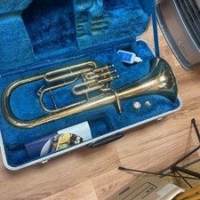 YAMAHA YAH-201 Alto Horn Used With Hard Case Mouthpiece